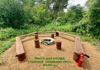 Кострище, глэмпинг Шишкин лес