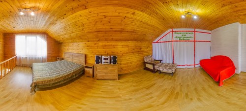 Вторая спальня целиком, дом «Хрустальный» в Бузулукском бору